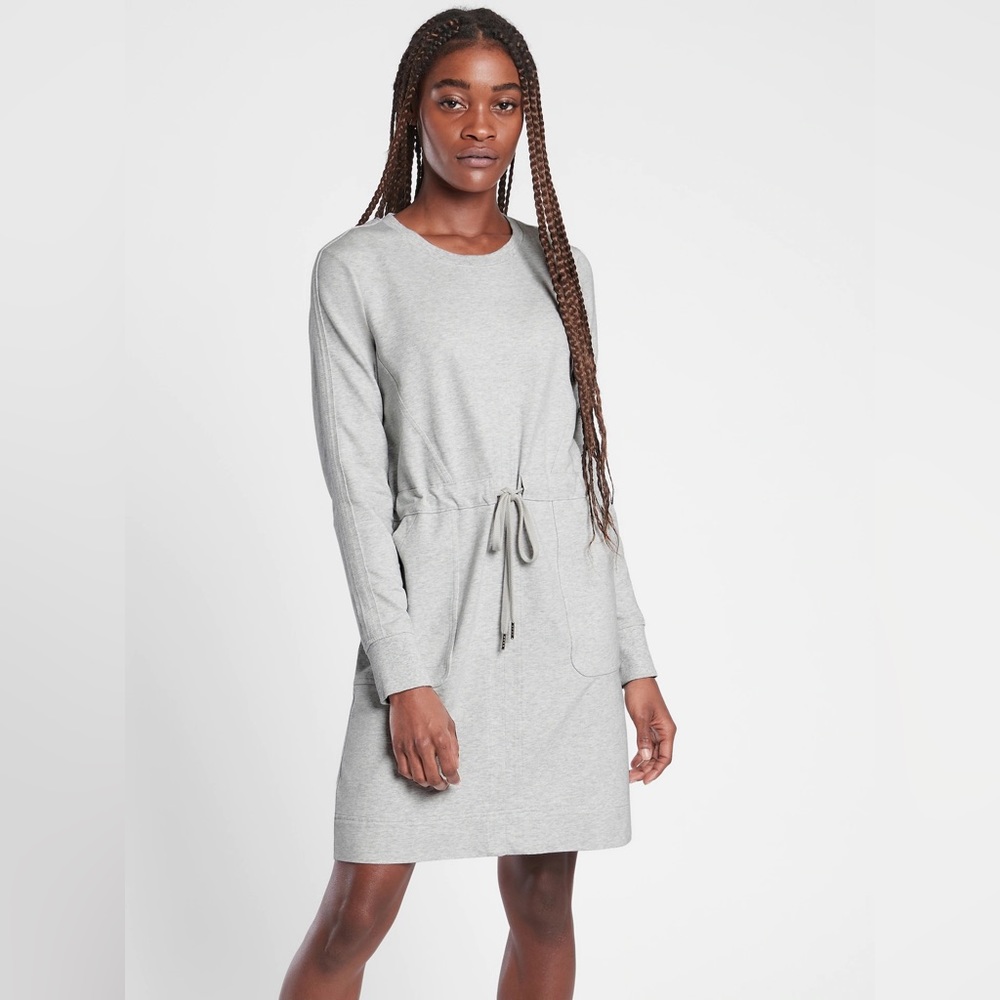 Athleta Farallon Heather Gray Dress 657892